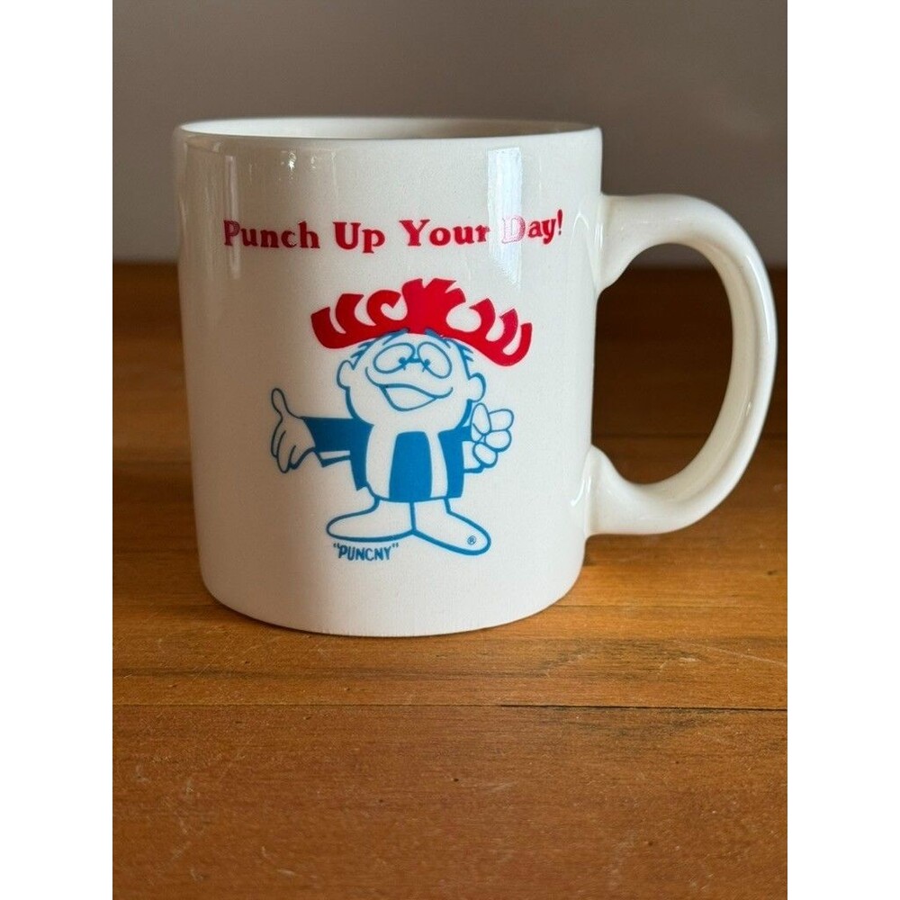 Vintage Hawaiian Punch Punchy Working Musical Christmas Mug Plays Jingle Bells - Picture 1 of 10